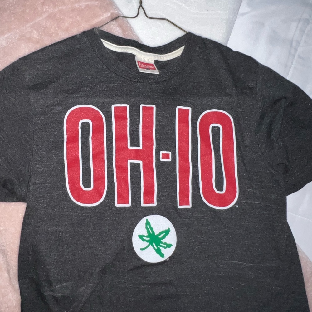 Homage Ohio cropped shirt